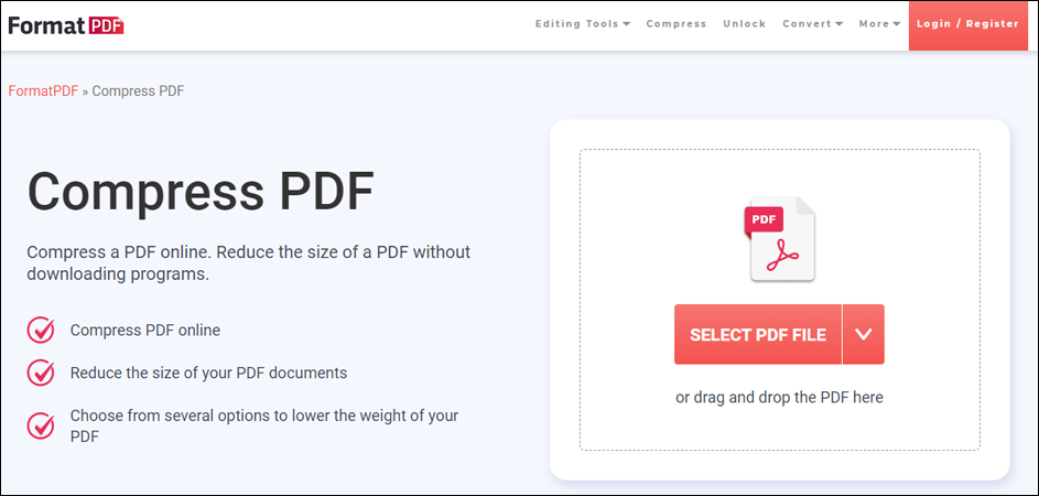 Как уменьшить размер PDF бесплатно, ничего не устанавливая