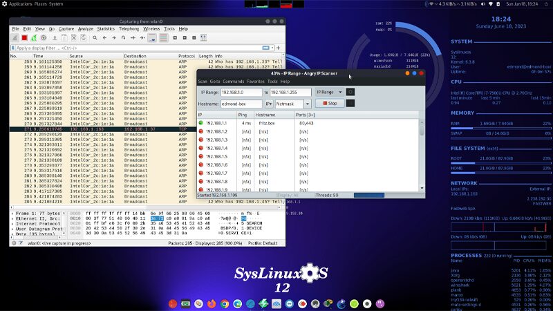 SysLinuxOS: дистрибутив Linux для системных администраторов