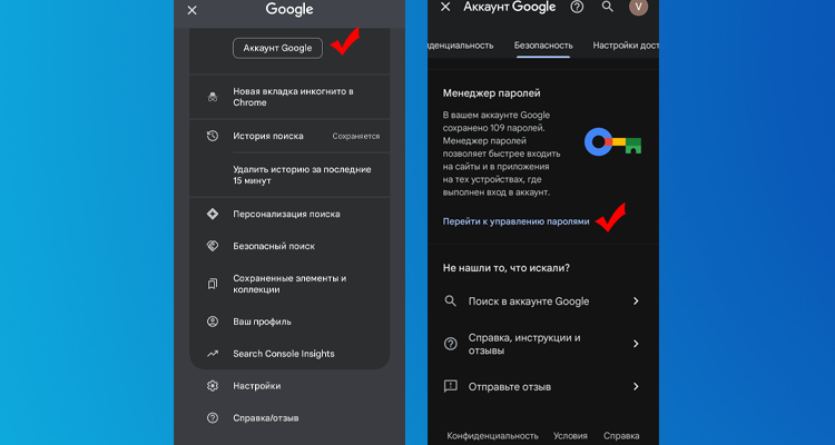 Как найти, проверить и экспортировать пароли, сохранённые в Google на смартфоне